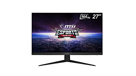 MSI 27” FHD (1920 x 1080) Non-Glare with Super Narrow Bezel 144Hz 1ms 16:9 HDMI/DP AMD Radeon FreeSync IPS Gaming Monitor (OPTIX G271)