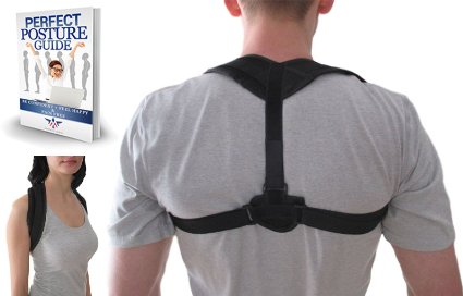 Posture Corrector Clavicle Support Shoulder Brace Help Align Poor Rounded Shoulders Correction Straighten Upper Back Slouching Corrective Treatment for Neck & Thoracic Pain Relief