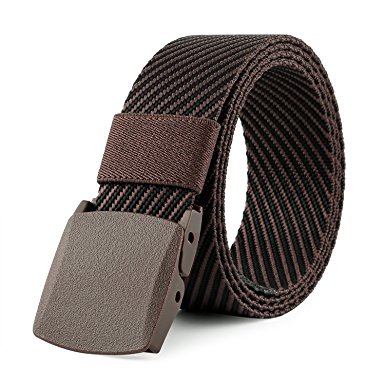 JASGOOD Nylon Canvas Breathable Military Tactical Men Waist Belt With Plastic Buckle