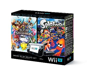 Wii U Super Smash Bros and Splatoon Bundle - Special Edition Deluxe Set