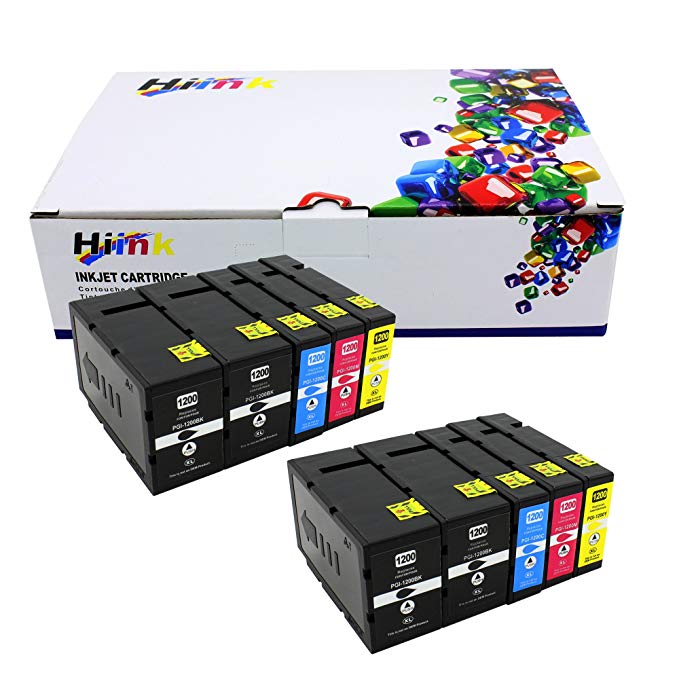 HIINK 10PK PGI-1200XL 1200 XL Compatible Ink Cartridges For Maxify 1200 ink Used in MB2020 MB2320 MB2120 MB2720 Printers