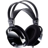 Pioneer SE-M531 Fully Enclosed Dynamic Headphones with self-adjusting headband and soft velour ear pads - Black