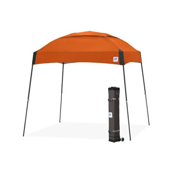 E-Z UP Dome Instant Shelter Canopy, 10 by 10', Steel Orange