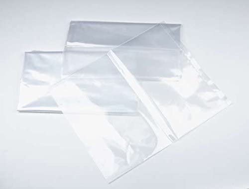 20" x 40" 1 mil. - Clear Plastic Flat Open Poly Bag - Extra Strength (100 Pack) | MagicWater Supply Brand