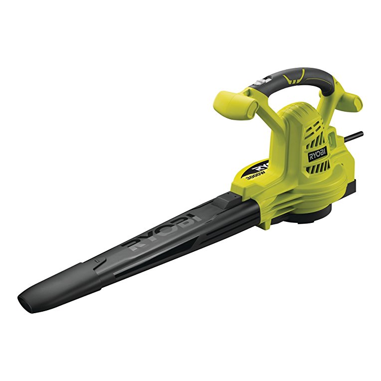 Ryobi RBV3000CSV Blower-Vac with Metal Mulching Blade, 3000 W