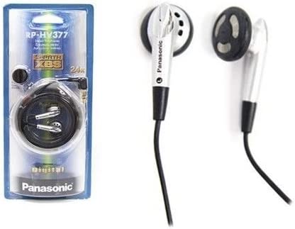 Panasonic RP-HV377-S in-Ear Earbud S-Path Design for hi-fi Sound RPHV377 Silver