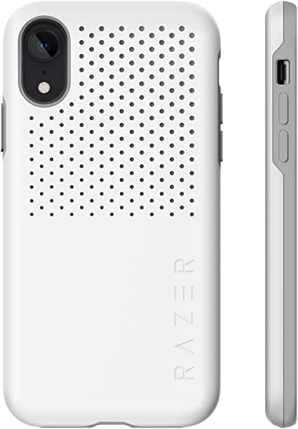 Razer Arctech Pro for iPhone XR Case: Thermaphene & Venting Performance Cooling - Wireless Charging Compatible - Drop-Test Certified up to 10 ft - Mercury White (RC21-0145PM01-R3M1)