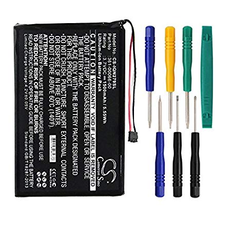 Cameron Sino Replacement 1500mAh 361-00066-00 Battery for Garmin Nuvi 2797, Nuvi 2757, Nuvi 2757LM, Nuvi 2797LMT GPS Navigators With Tools Kit