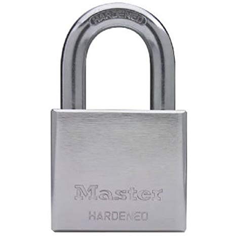 Master Lock 532DPF Chrome Steel Body Keyed Different Padlock, 2-inch Shackle, 2-inch Wide