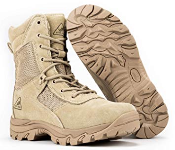 RYNO GEAR Tactical Combat Boots with Coolmax Lining