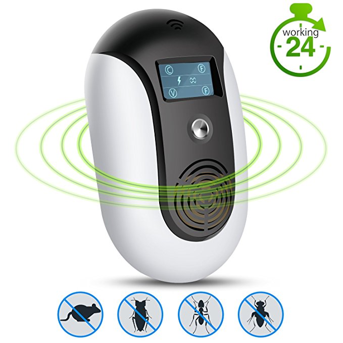 Bodyguard Ultrasonic Pest Repellent, Frequency Conversion Mode, Electronic Plug in, Pest Control Ultrasonic Repellent Best for Mice, Mosquitoes, Ants, Roaches, Indoor Pest Repeller