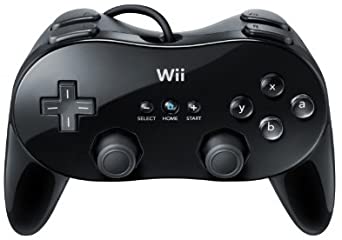 Wii Classic Controller Pro - Black - Nintendo DS Standard Edition