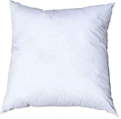 18x18 Inch Pillowflex Premium Polyester Filled Pillow Form Insert - Machine Washable - Square - Made in USA