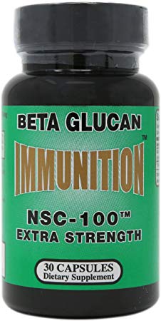 Nutritional Supply Corp Immunition NSC 100 Beta Glucan Extra Strength - 10 mg - 30 Capsules