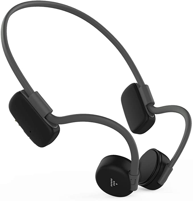 KppeX Bone Conduction Headphones, Bluetooth V5.0 Open Earpiece Wireless Sports Lightweight for Running Fitness Driving