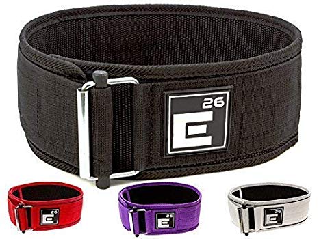 Element 26 Self-Locking Weight Lifting Belt | Premium Weightlifting Belt for Serious Crossfit, Power Lifting, and Olympic Lifting Athletes