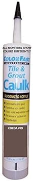 Color Fast Colored Caulk to Match Mapei Sanded – 33 Colors Available (Cocoa)