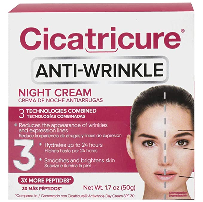 Cicatricure Night Cream, Anti Wrinkle 1.7 Oz
