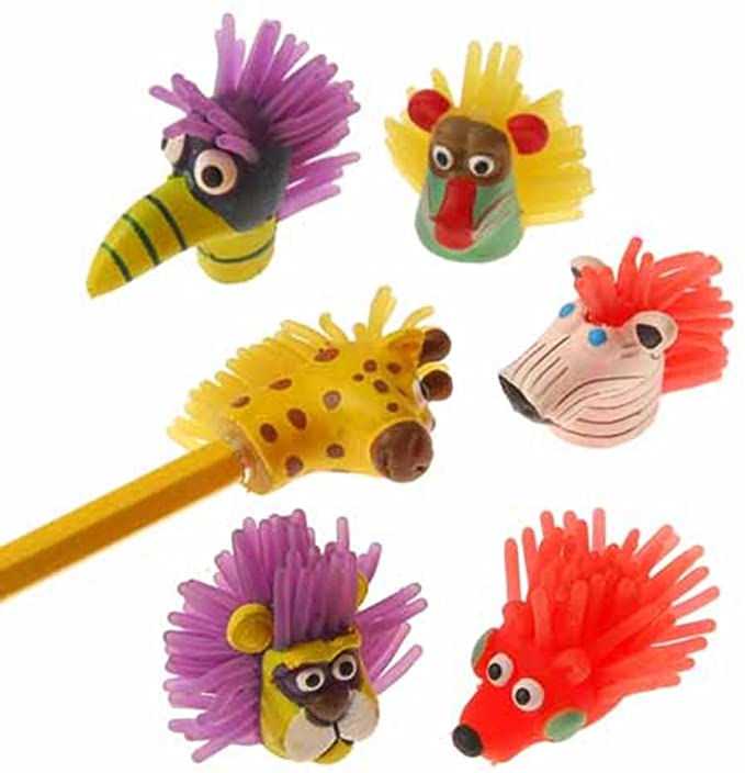 U.S. Toy 2152 Wild Animal Pencil Tops