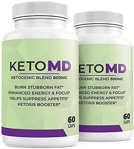 Keto Slim MD Pills - Keto MD Ketogenic Blend 800MG - Keto MD 800mg Supplement (120 Capsules, 2 Month Supply)