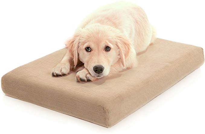 Milliard Premium Orthopedic Memory Foam Dog Bed with Anti-Microbial Removable Waterproof Washable Non-slip Cover - (Large) 101cm x 89cm x 10cm