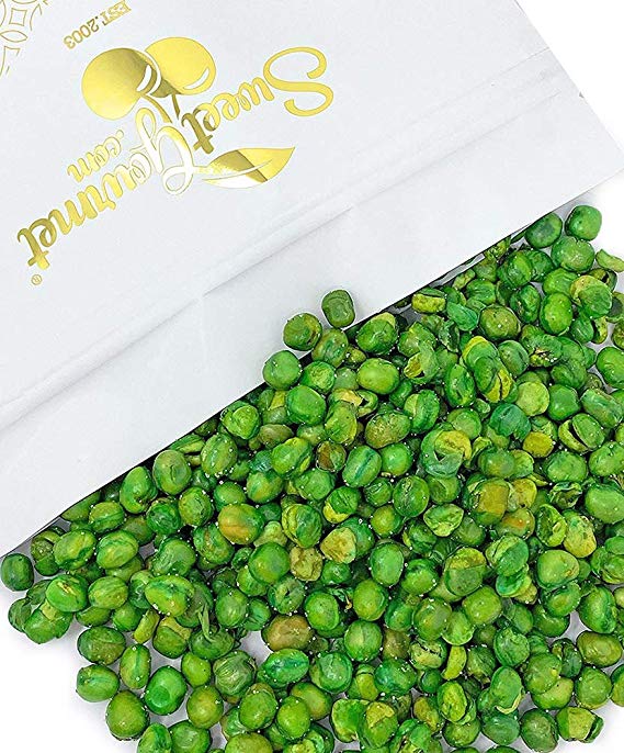 SweetGourmet Roasted & Salted Green Peas | Healthy Snacks | 3 Pounds