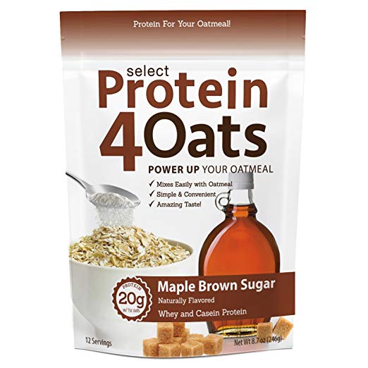 Pescience Select Protein 4 Oats, Maple Brown Sugar, 12 Serving