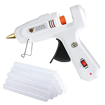 Hot Glue Gun, Professional Dual Switch 60W 100W High Temperature Melting Glue Gun Repair Tool with 10 pcs EVA Glue Sticks for DIY Projects, Arts & Crafts