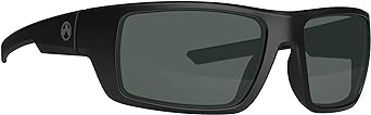 Magpul Apex Sunglasses Tactical Ballistic Sports Eyewear Shooting Glasses for Men Polarized Rectangular, Matte Black, One Size