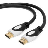 Jumbl High-Speed HDMI Category 2 Premium Cable 10 Feet Supports 3D and 4K Resolution Ethernet 1080P and Audio Return - Black
