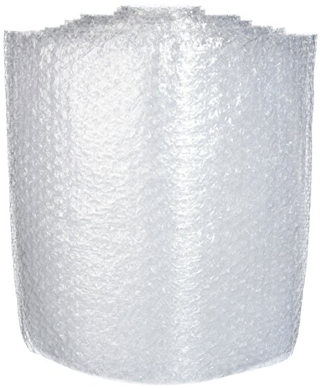 50 Foot Bubble Cushioning Wrap Roll, 3/16" (Small) Bubbles, 12" Wide, Perforated Every 12"