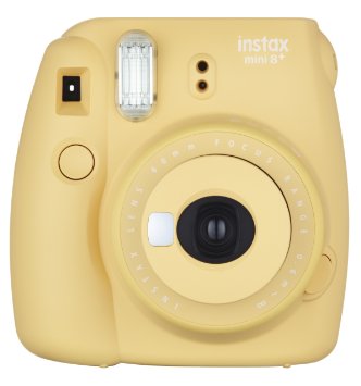 Fujifilm Instax Mini 8  (Honey) Instant Film Camera   Self Shot Mirror for Selfie Use - International Version (No Warranty)