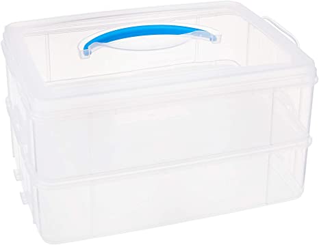 Snapware Snap 'N Stack Portable Organizer (14.1-Inches by 10.5-Inches, BPA Free Plastic)