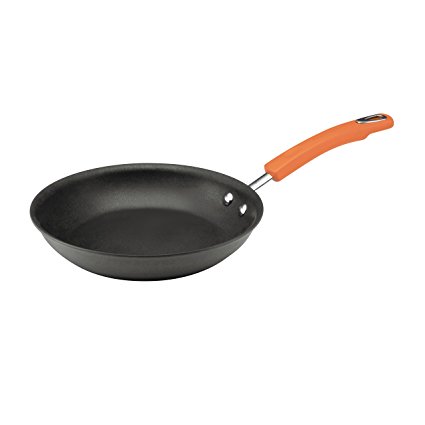 Rachael Ray Hard Anodized II Nonstick Dishwasher Safe 10-Inch Skillet, Orange