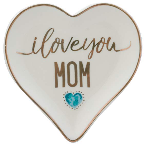 Karma Gifts Heart Trinket Tray, Love You/Mom