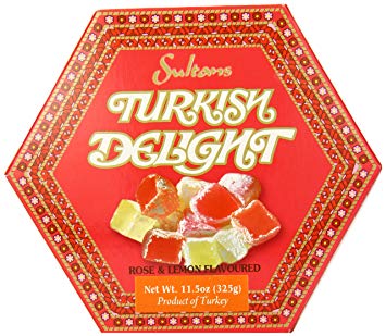 Sultan's Turkish Delight, Rose and Lemon Flavored, 11.5 Ounce Boxes