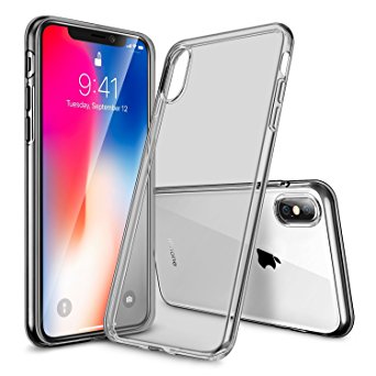 iPhone X Full Cover Clear Hard Case Cellbrew - Scratch Resistant Protective Cover for Apple iPhone x - Crystal Clear Protective Case for Apple iPhone X 2017