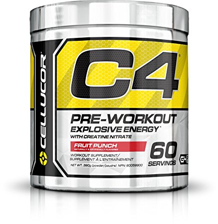 Cellucor C4 Pre-Workout Supplement, Fruit Punch, 60 Servings, 390g