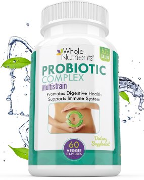 Probiotic Supplement Multi-Strain Formula with more than 8 strains over 5 Billion CFUs, For Men and Woman, Supports Immunity and Intestinal Flora, contains Lacobacillus Acidophilus, B. Longum