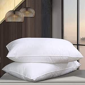 Microfiber Reliance Extra Soft White Pillows | Pillows for Sleeping White - Pack of 2 (Size - 16x24 Inches Or 40x60 cm) (White)