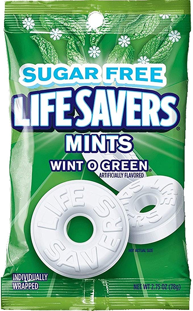 Life Savers Sugar-Free Wint-O-Green Mints(70g) (Pack of 3)