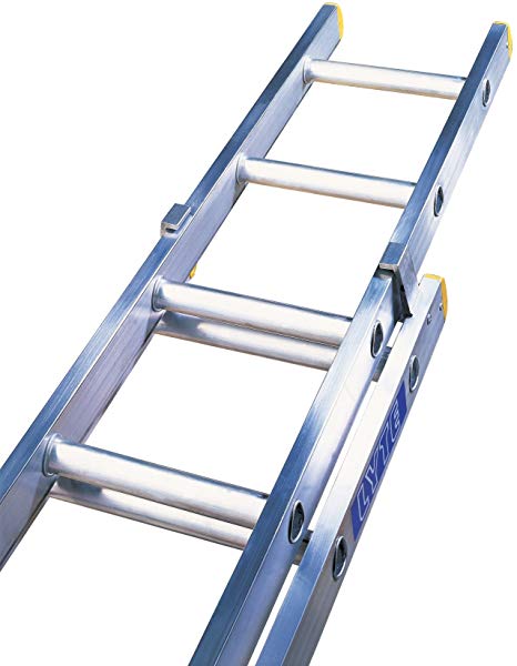 Lyte LYTELT225 2 Section Trade Extension Ladder - Silver