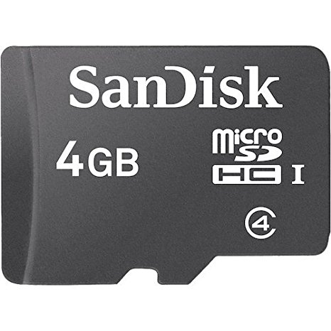 SANDISK 4GB Micro SDHC Memory Card SDSDQM-004G