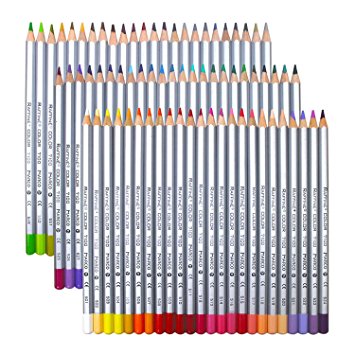 Niutop 72-Color Premier Soft Core Art Colored Drawing Pencils for Artist Sketch/Adult Secret Garden Coloring Book/ Kids Artist Writing/ Manga Artwork (72-Color)