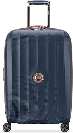 DELSEY Paris Unisex St. Tropez Hardside Expandable Luggage with Spinner Wheels Luggage- Luggage Set