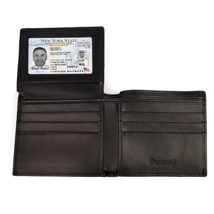 RFID Blocking Leather Wallet for Men - Superior Quality Genuine Leather - Trifold Credit Card Protector