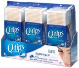 Q-tips Cotton Swabs Club Pack 625 ct Pack of 3