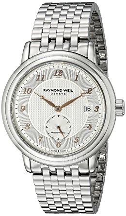Raymond Weil Men's 2838-S5-05658 Maestro Analog Display Swiss Automatic Silver Watch