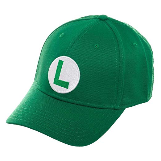 Super Mario Bros Luigi Green Baseball Cap