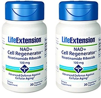 Life Extension Nad Cell Regenerator Nicotinamide Riboside  30 Capsules2 Pack